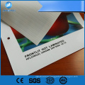 Bandeira laminada frente e verso do cabo flexível do pvc de 340GSM 200 * 300D 18 * 12 para imprimir